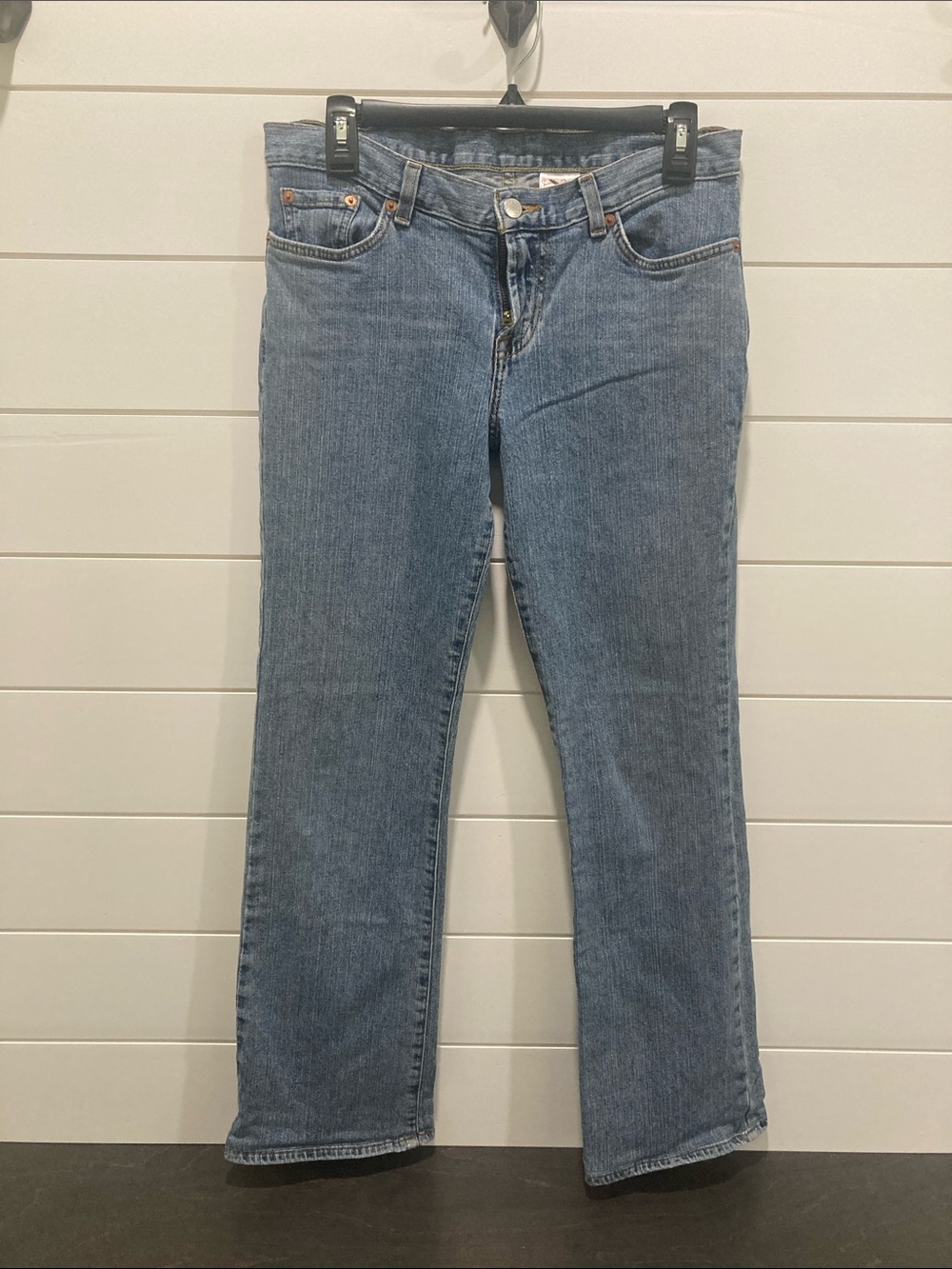 Vintage Y2K Lucky Brand Dungarees- Mid Rise Flare Jeans -Size 6/28 Regular-EUC